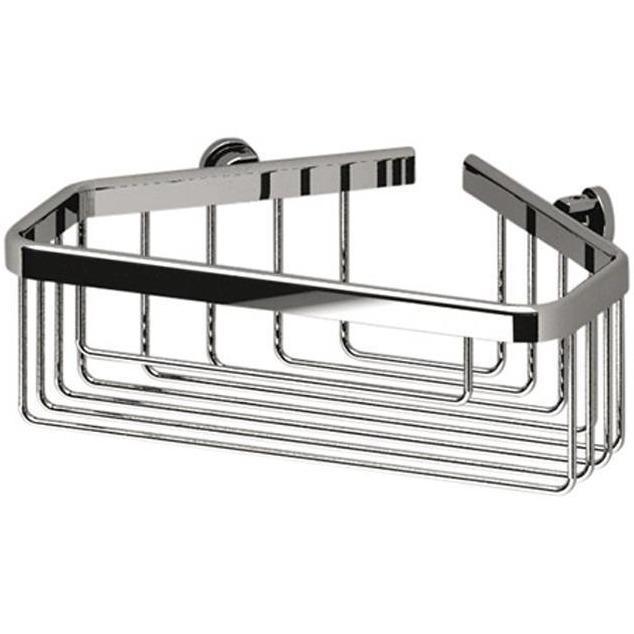 Sonia HOSPITALITY Wall Bathroom Chrome Corner Shower Caddy Shelf Organizer