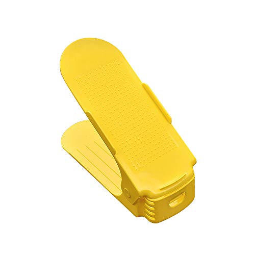 Walmeck Shoe Slots Space Saver, Shoe Organizer Storage Rack Home Double Layer Shoe Shelf Holder