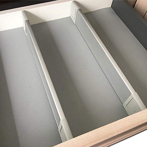 Ya-tube Drawer Dividers-Adjustable, Expandable Deep Drawer Organizer/Divider Partition Strip Isolation Column Free Combination Separator Drawer Divider(6size)