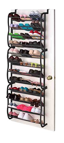 36 Pairs Over The Door Shoe Rack Wall Hanging Closet Organizer Storage  Stand