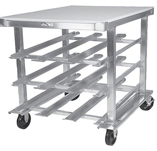 Winholt CR-72M Mobile Can Dispensing Racks, Aluminum, Half Size, 27 1/2" Width x 35" Length x 40" Height