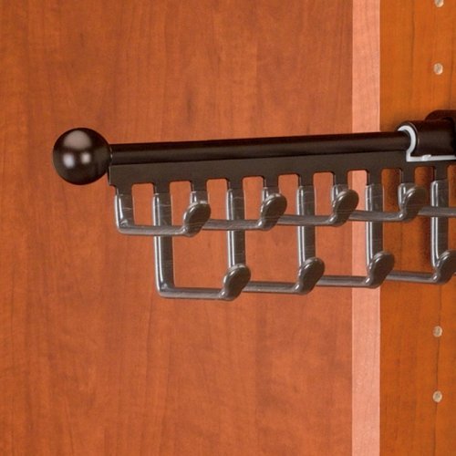 Rev-A-Shelf - CTR-14-ORB - 14 in. Satin Nickel Pull-Out Tie/Scarf Rack