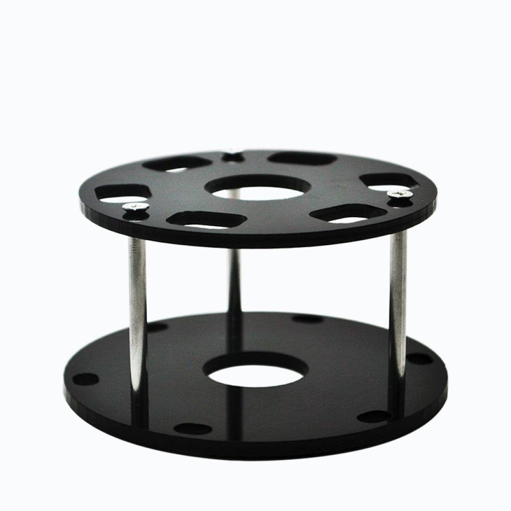 Bolayu 6 Hole Oval Makeup Brush Holder Organizer Cosmetic Shelf Tool