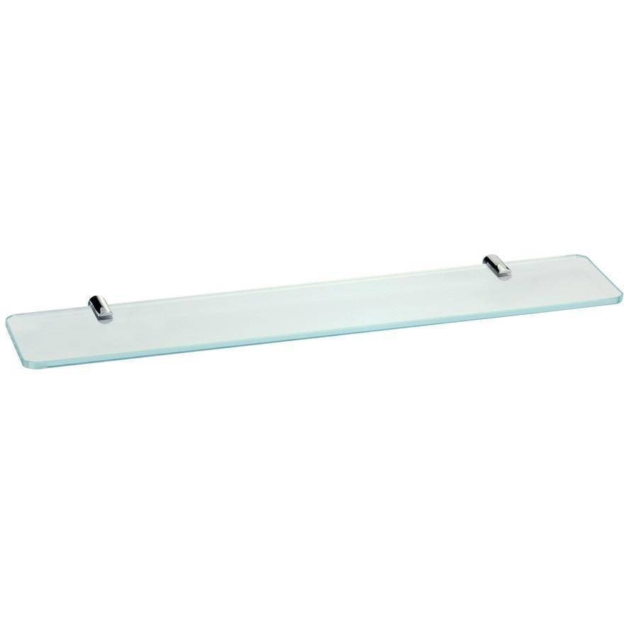 BA Ambiente Wall Mounted Glass Storage Shelf Organizer Towel Rack - Brass
