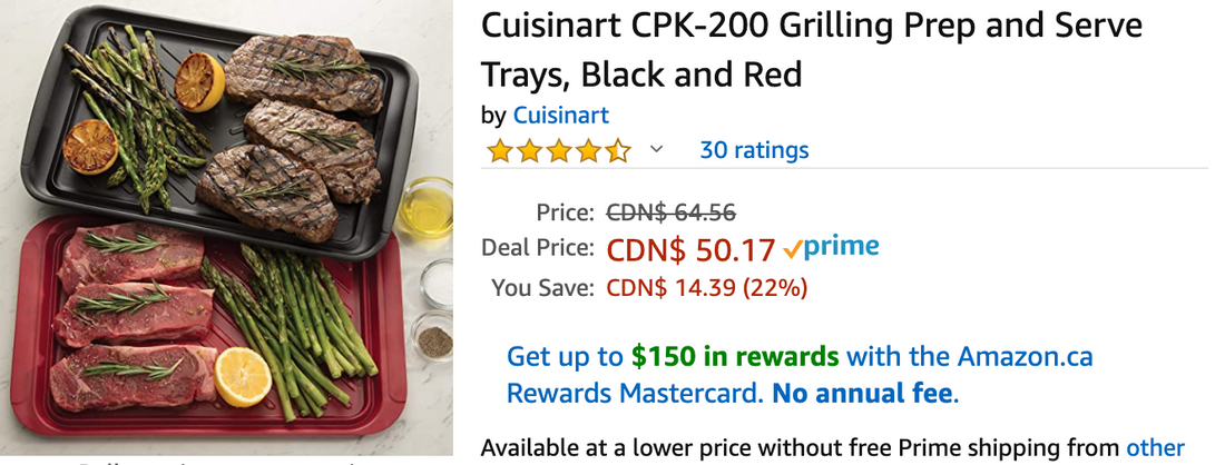Amazon Canada Deals: Save 22% on Cuisinart Grilling Prep & Serve Trays + 61% on Adidas Men’s Slip-On Shoes + 25% on Truck Car Toys + More Offers