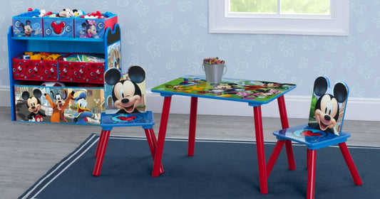 Disney Mickey Mouse Playroom Set Just $39.98 Shipped on Walmart.com | Includes Toy Bin, Table & Chairs