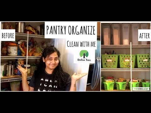 Extreme Pantry Makeover | Clean and Organize Kitchen with me | Cleaning MOTIVATION | Dollar Tree