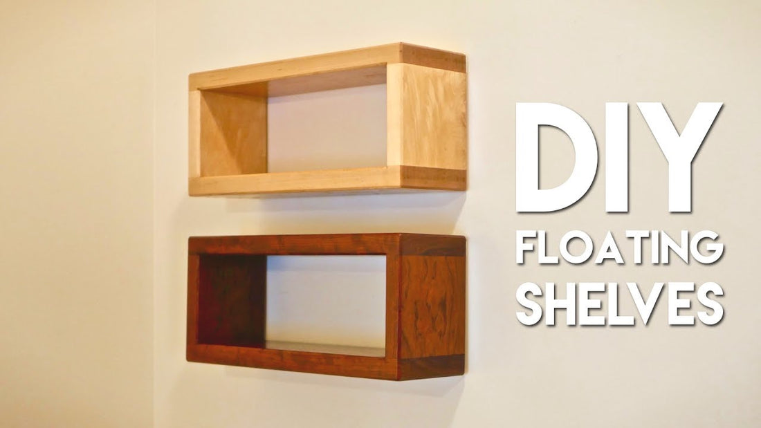 How To Build DIY Floating Shelf with Invisible Hardware by Crafted Workshop (3 years ago)