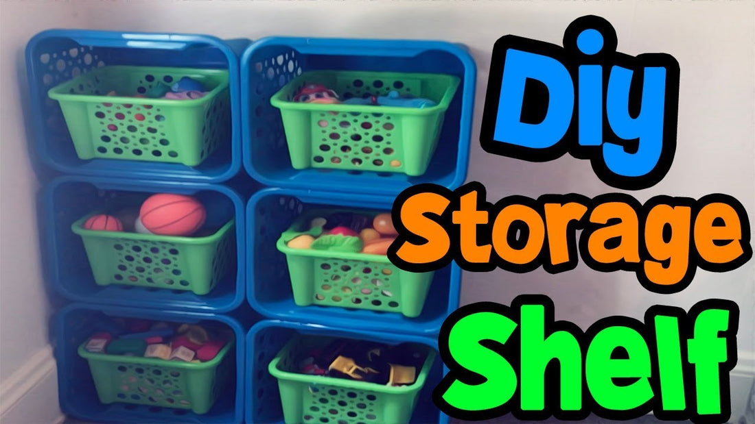DIY Storage Shelf | Kids Toy Organizer | Dollar Tree