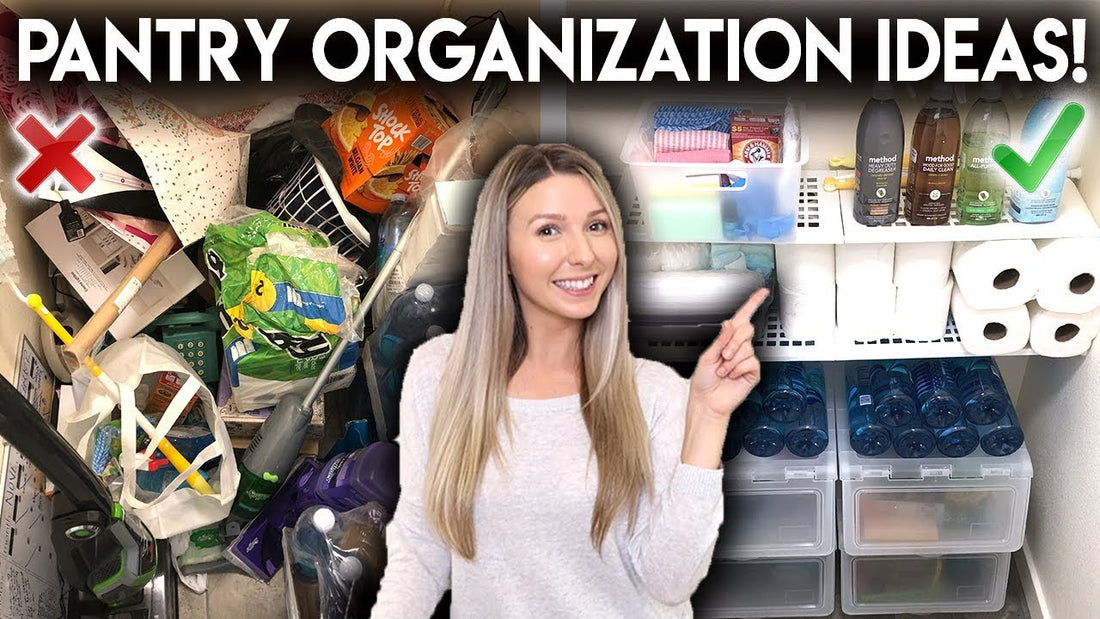 PANTRY ORGANIZATION + TOUR **ORGANIZE WITH ME** Kristen McGowan #organizewithme #pantryorganization #organization Today I spent the entire day ...