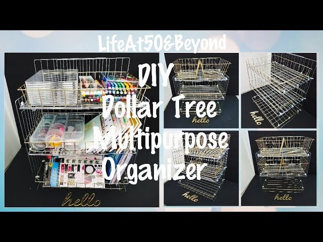 Hi friends! Here's another DIY DOLLAR TREE MULTIPURPOSE ORGANIZER that you can use for any space...big or small