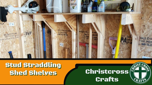 Stud Straddling Shed Shelves by Christcross Crafts (1 year ago)