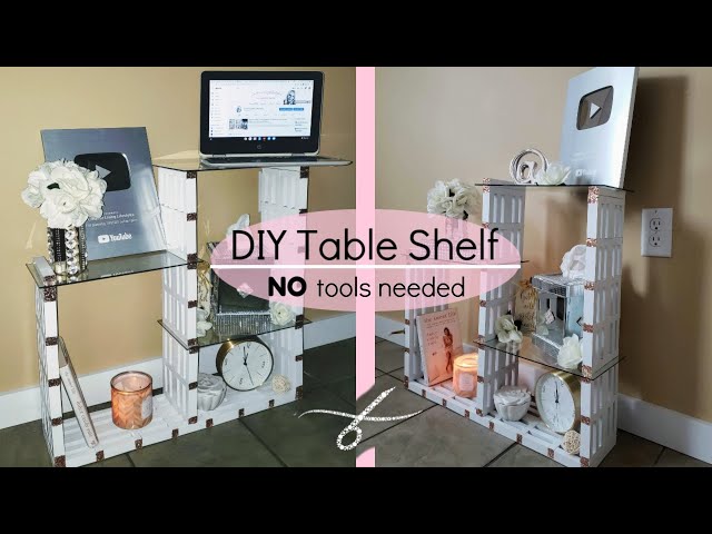 Hey Creative Crafters for this project I made a shelf with glass tops using inexpensive items from 5 below and Dollar Tree