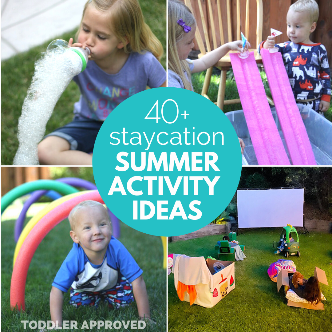 Staycation Summer Activity List Ideas for Kids Stuck at Home