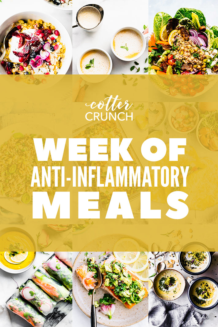 7 Day Anti-Inflammatory Diet Kick Start or Reset Guide