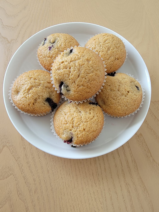 Delicious Blueberry Muffins Using Mayonnaise