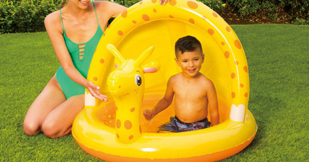 Inflatable Giraffe Shade Pool Only $14.97 on Walmart.com (Regularly $20)