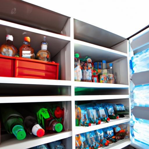 beverage cooler shelves