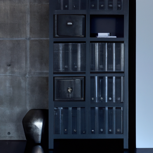 black metal wall cabinet