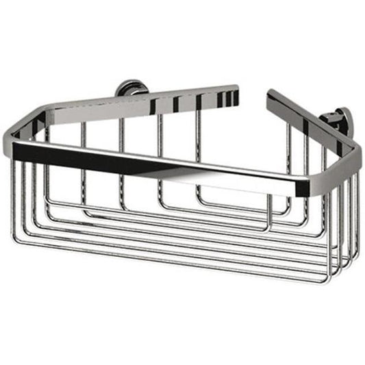 Sonia HOSPITALITY Wall Bathroom Chrome Corner Shower Caddy Shelf Organizer