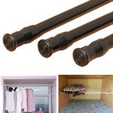 Drapery Pole Closet - Extendable Adjustable Spring Tension Window Curtain Rod Pole Telescopic Shower - Pall Gat Perch Press Cell Mantle - 1PCs