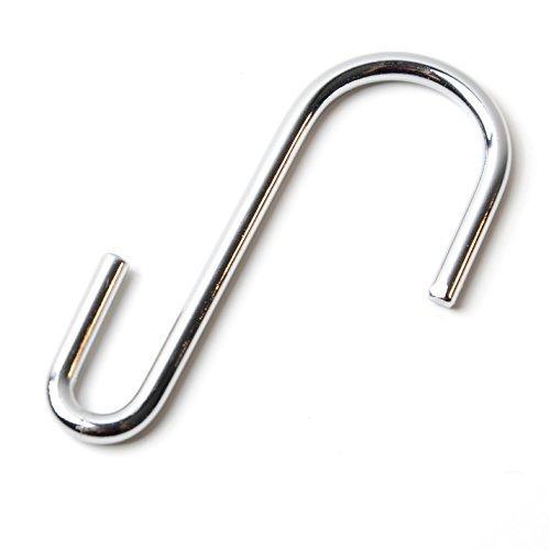 Storage 24 pack heavy duty s hooks stainless steel s shaped hooks hanging hangers for kitchenware spoons pans pots utensils clothes bags towers tools plants