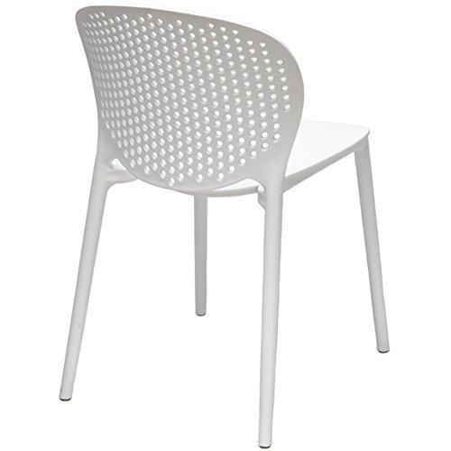 Storage 2xhome white contemporary modern stackable assembled plastic chair molded with back armless side matte for dining room living designer outdoor lightweight garden patio balcony work office desk kitchen