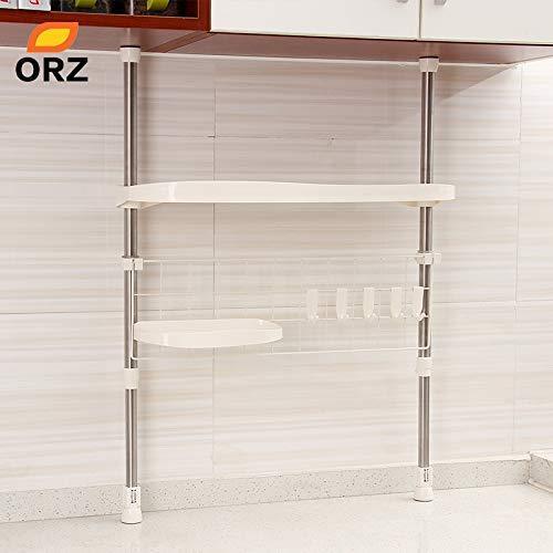 The best gano zen kitchen adjustable shelf creative seasoning condiment pot holder cooking utensil hanger kitchen organizer storage rack