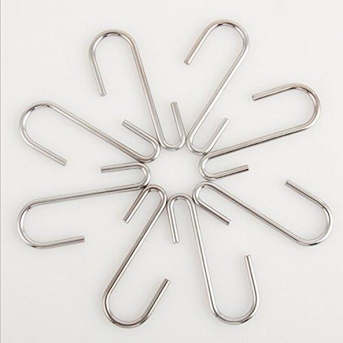 Related 30 pack cintinel heavy duty s hooks pan pot holder rack hooks hanging hangers s shaped hooks for kitchenware pots utensils clothes bags towels plants 1