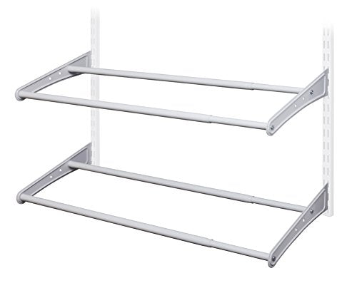 ClosetMaid 28440 ShelfTrack Expandable Shoe Rack, 24" x 42", White