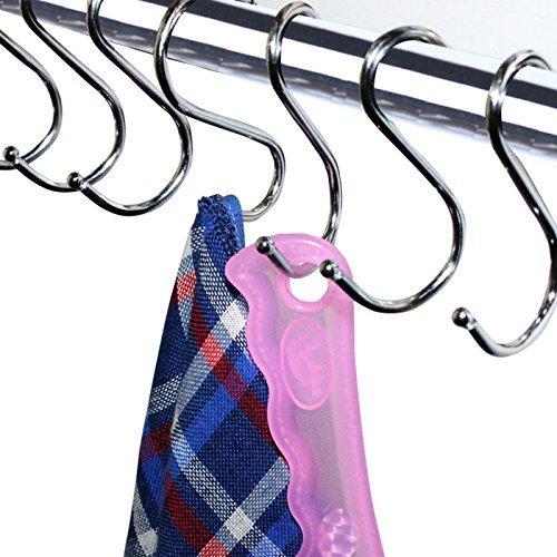 Save on mxy s hook s shaped hanging stainless steel hooks tool pack of 5 pcs metal hooks hangers for home kitchen and garage gardening tools