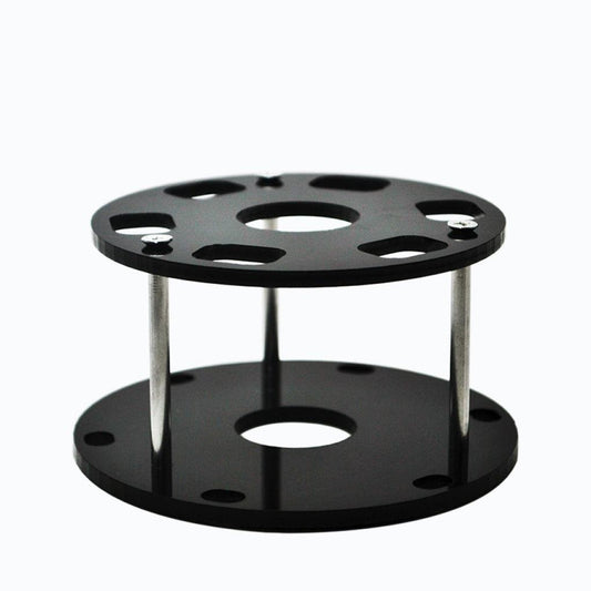 Bolayu 6 Hole Oval Makeup Brush Holder Organizer Cosmetic Shelf Tool