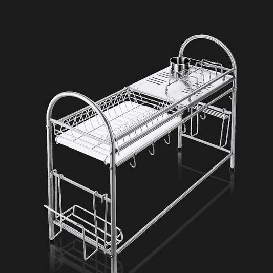 New kitchen racks dish rack stainless steel drain rack sink dish rack storage rack put dish rack chopsticks rack knife rack cutting board chopsticks tube