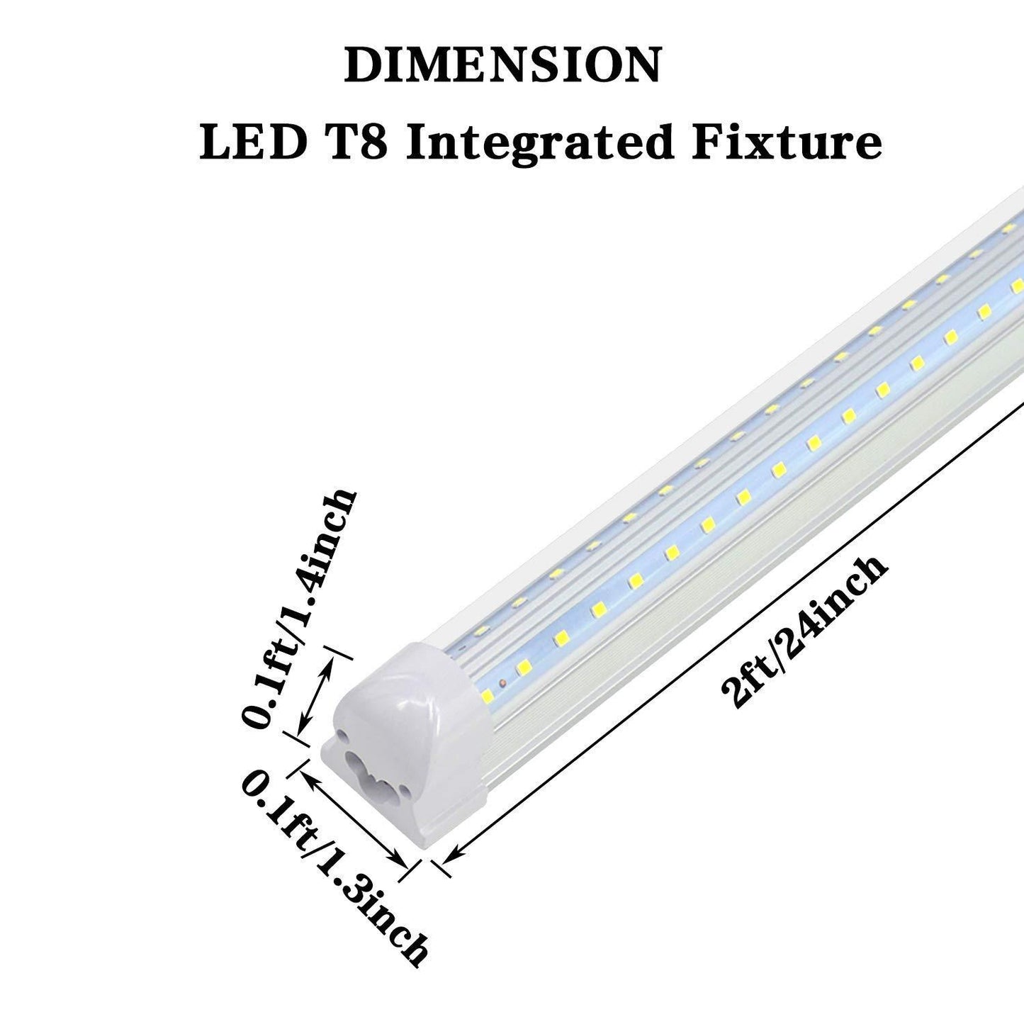 Shop here 6 pack t8 integrated single fixture 2ft led light fixture 14w 1680lm utility shop light 6500k linkable v shape under cabinet lighting led tube light for garage warehouse closet kitchen