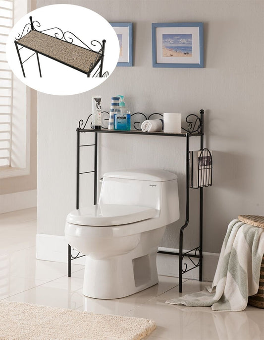 Kings Brand Etagere Freestanding Bathroom Shelf Storage Organizer Rack