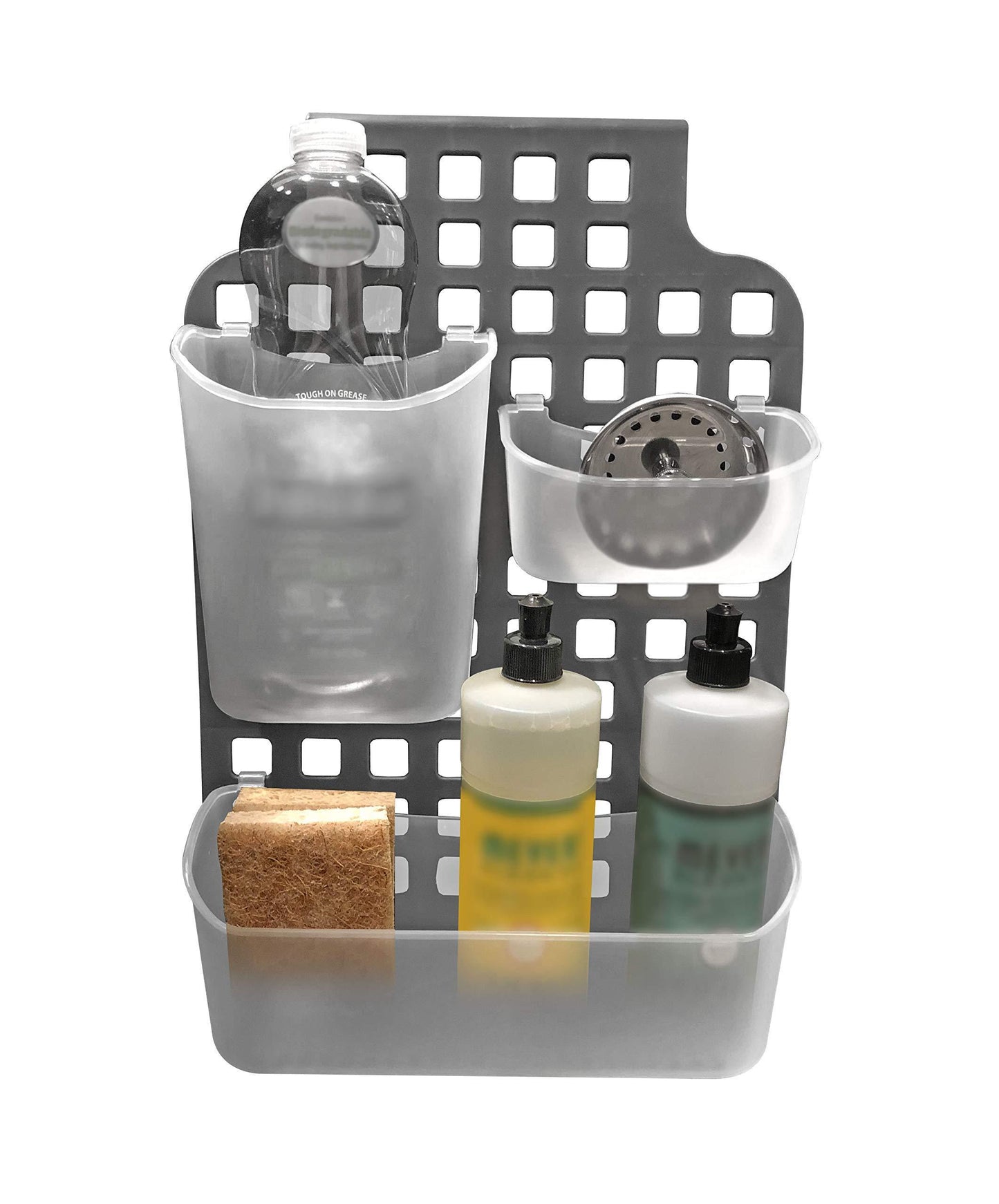 Exclusive over the door mount kitchen bathroom cabinet vanity storage organizer basket cabinet vanity organizer