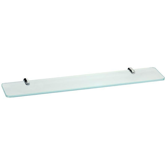 BA Ambiente Wall Mounted Glass Storage Shelf Organizer Towel Rack - Brass