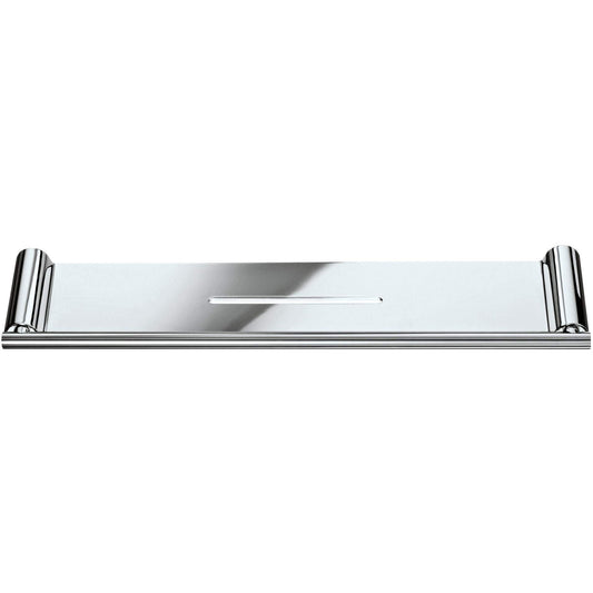 DWBA Wall Mounted 15-inch Shelf Organizer Towel Holder with Side Rails - Brass