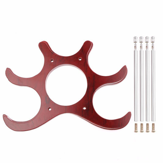 1 Set Wooden Red Wine Rack Beer Foldable 6 Bottle Holder Creative Kitchen Bar Display Shelf Organizer Home Table Decoration